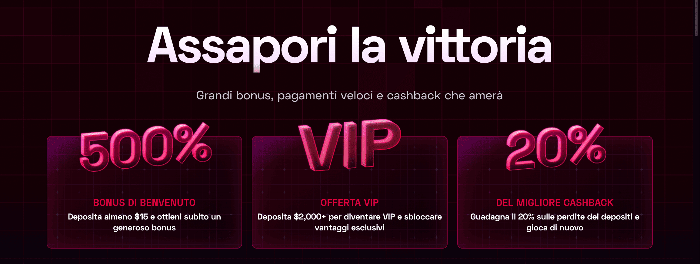 Ybets Bonus Benvenuto
